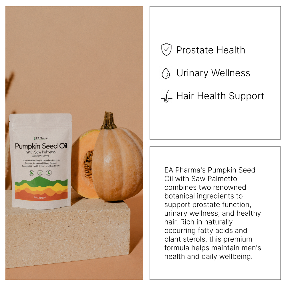 Pumpkin Seed Oil + Saw Palmetto
