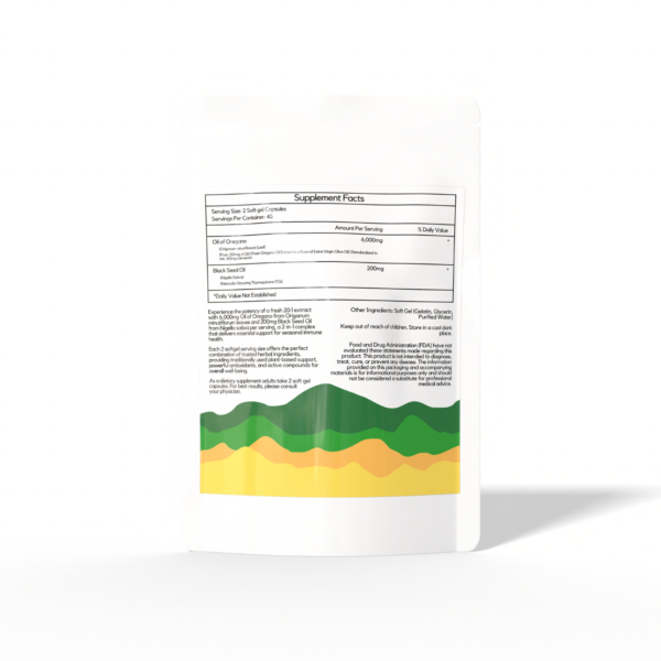 Oil Of Oregano + Black Seed Oil - Image 2